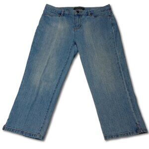 LRL Lauren Jeans Co. Ralph Lauren Classic Midcalf Capri Women's Size 6